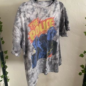 The Police Oversized Graphic Band Tee